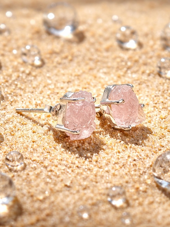 Robin's Nest Jewels Jewelry - Morganite Earrings